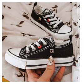 Dječje klasične niske tenisice Big Star HH374090 Crna ['crno'] 2