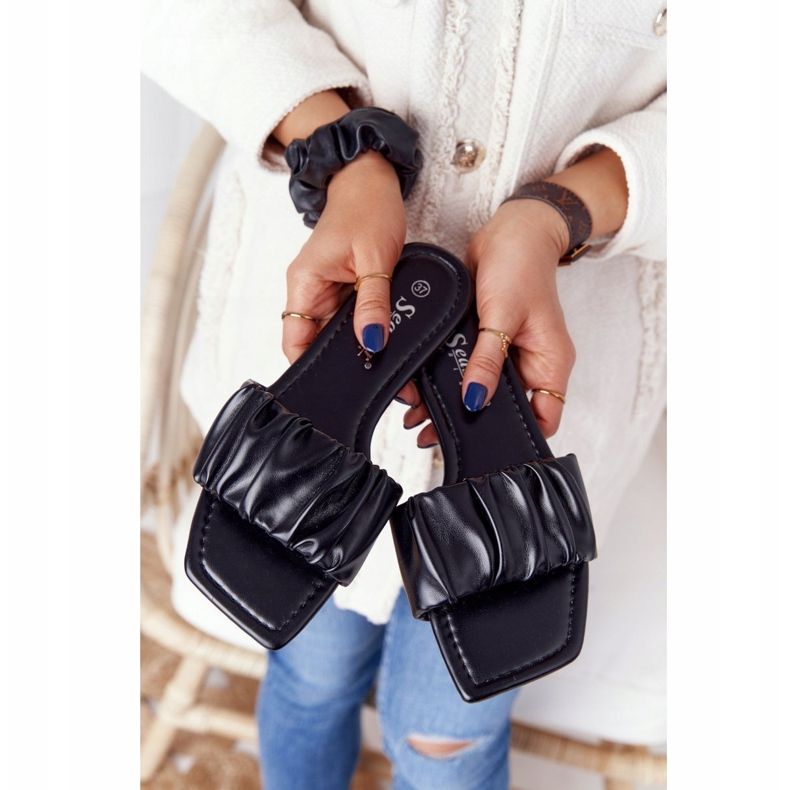 PS1 Ženske klasične crne papuče koje dobro izgledaju crna 1