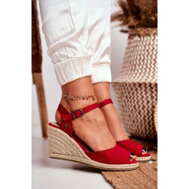 Ženske sandale Espadrile Big Star Red DD274A213 crvena 3