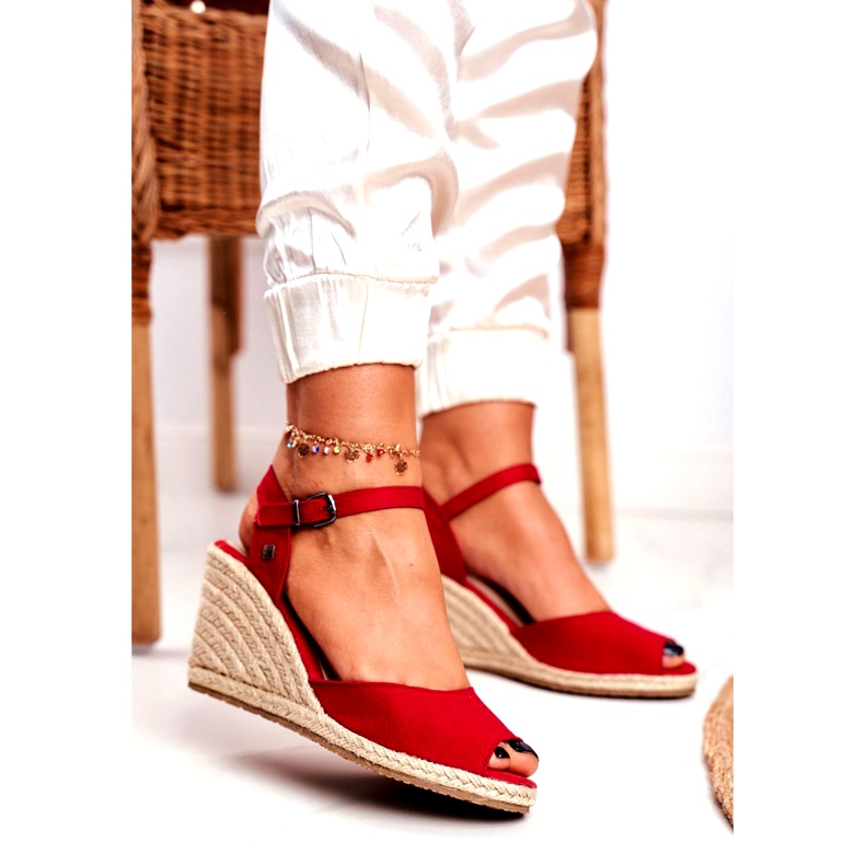 Ženske sandale Espadrile Big Star Red DD274A213 crvena 1