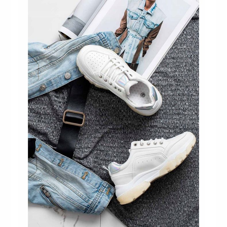 SHELOVET Tenisice od eko kože bijela 1