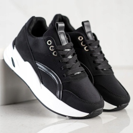 SHELOVET Klasične tenisice na platformi crno 1