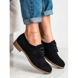 Seastar Cipele na vezanje od antilopa crna 1