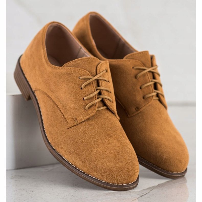 Seastar Cipele na vezanje od antilopa smeđa 1