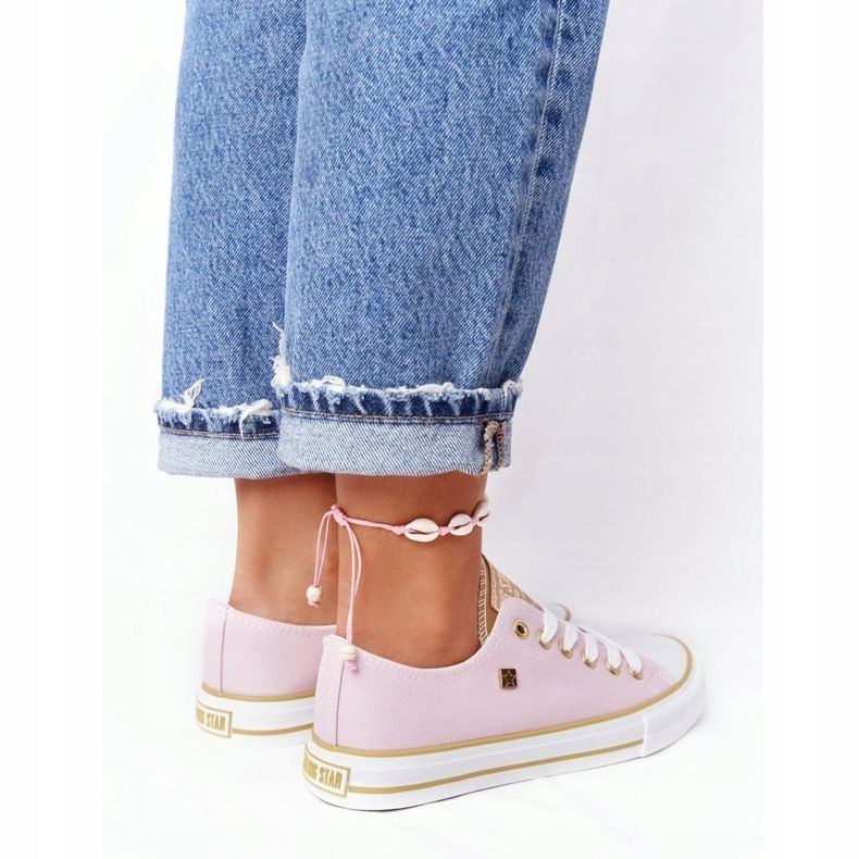 Klasične ženske tenisice Big Star HH274455 Roza ružičasta 1