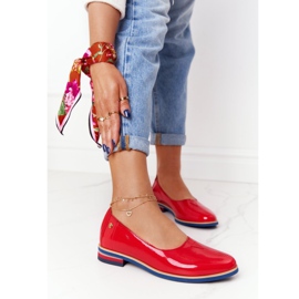 Lakirane kožne cipele Maciejka 05035-08 Crvena 2