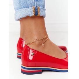 Lakirane kožne cipele Maciejka 05035-08 Crvena 1