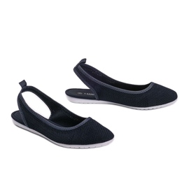 Frida tamnoplave kožne balerinke tamnoplava 1