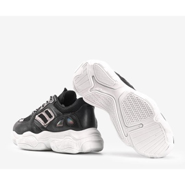 Crne tenisice s debelim Annette potplatima crna 2