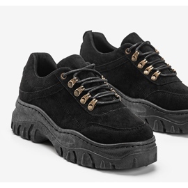 Crne tenisice s debelim potplatom Cecilia crna 2