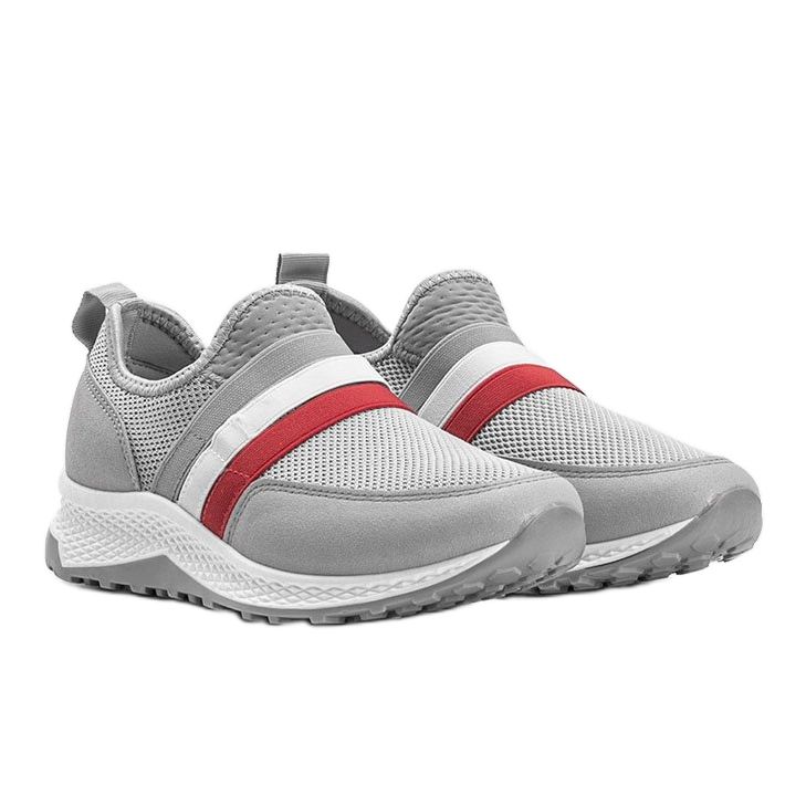 Aimee sive tenisice na klizanje siva 1