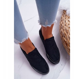 Tenisice na klin Sergio Leone PB225 Crna 2