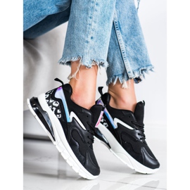 SHELOVET Udobne modne tenisice crna 1