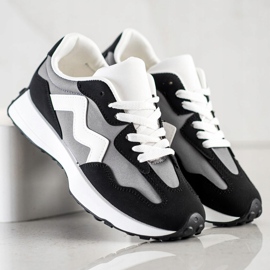 SHELOVET Ležerne tenisice crno 1