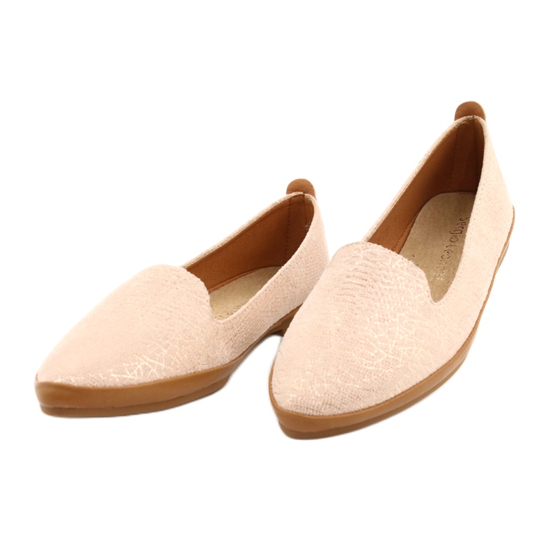 Sergio Leone balerina lords roza/zlatna MK700 ružičasta 1