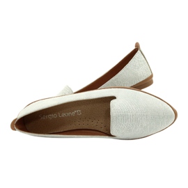 Sergio Leone srebrno-sive balerinke MK700 srebro 5