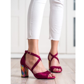 Modne pumpe Sergio Leone ružičasta 1