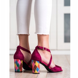 Modne pumpe Sergio Leone ružičasta 2