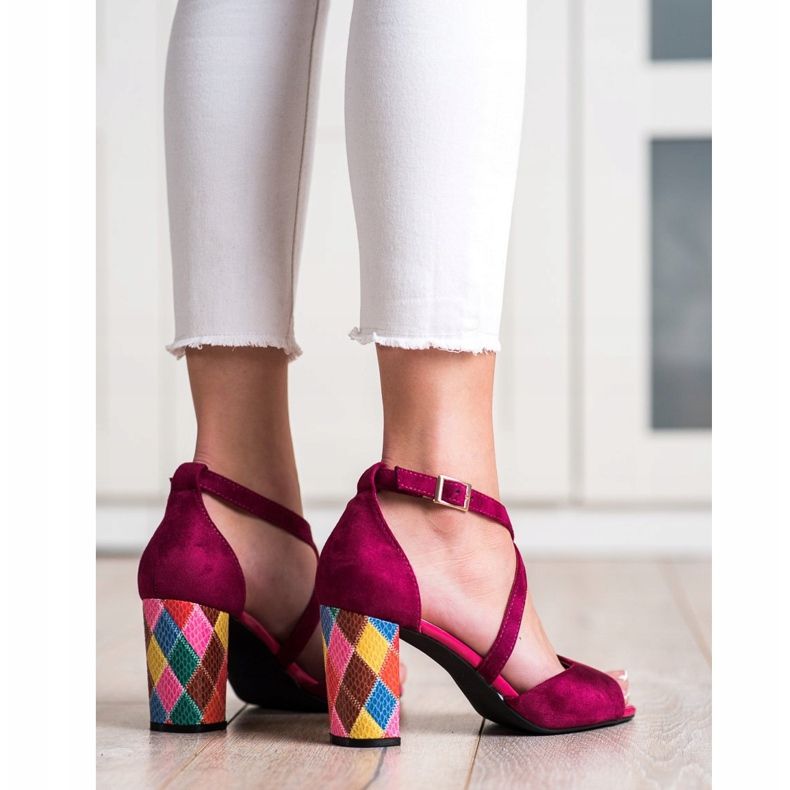 Modne pumpe Sergio Leone ružičasta 2