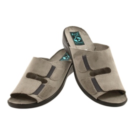 Adanex Ženske papuče BIO Nature 26025 siva 3