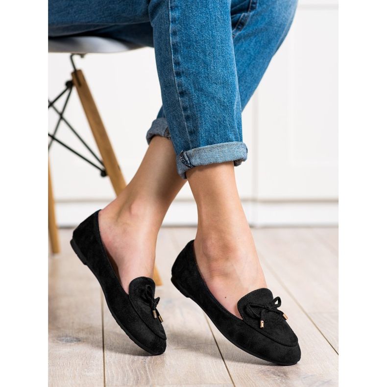 Abloom Suede Lords s lukom crna 2