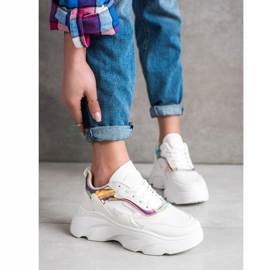 SHELOVET Modne tenisice bijela raznobojna 1