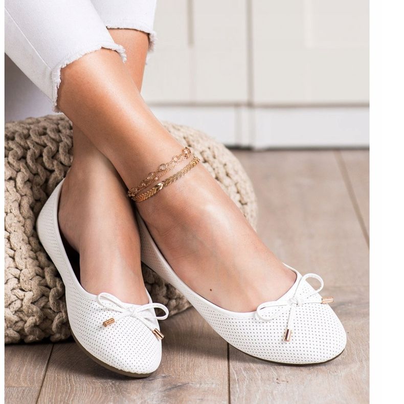 Clowse Bijele balerine bijela 1