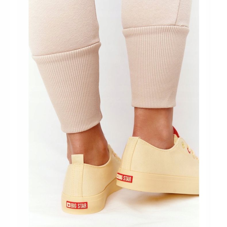 Ženske tenisice Big Star HH274680 Žuta žuta boja 1