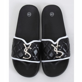 Crne ženske ženske papuče BG77P Crne crna 1