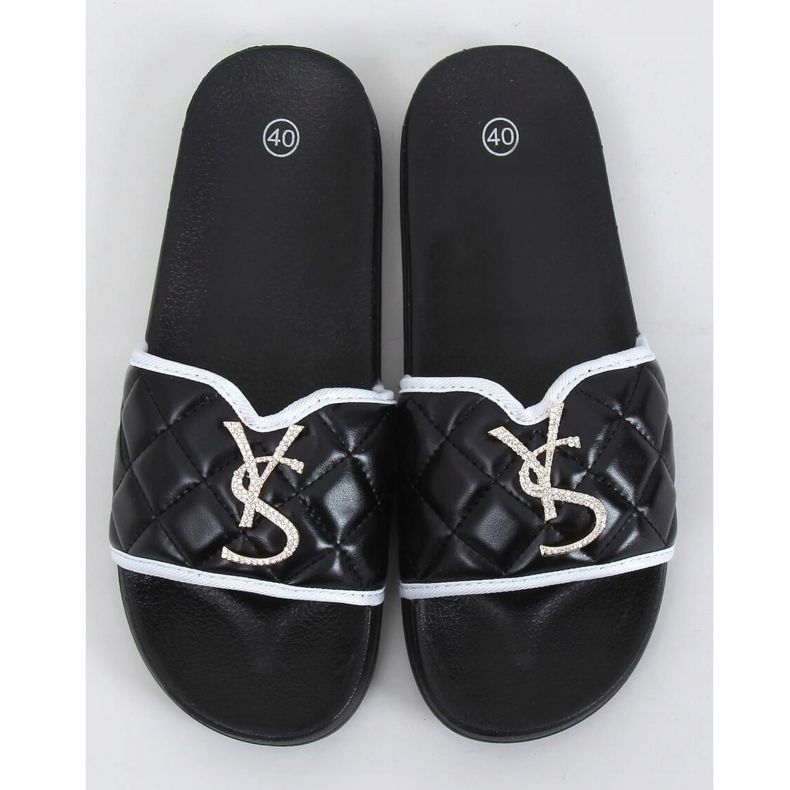 Crne ženske ženske papuče BG77P Crne crno 1