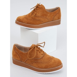 Ženske vezice na čipkane deve 8998-46 Camel smeđa raznobojna 1