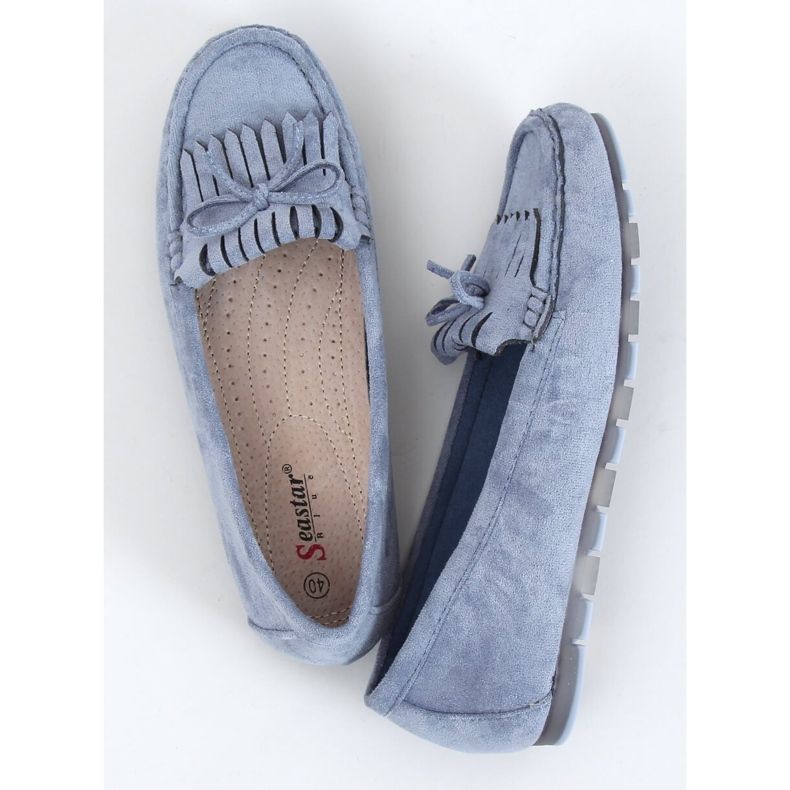 Plave Ženske mokasine GS11P Plave plava 1