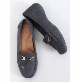 Sive ženske mokasine na sivom H9228 Gris siva 1