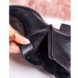 J. Star Ženske tople čizme Jodhpur čizme na petu crne zauvijek crno 4