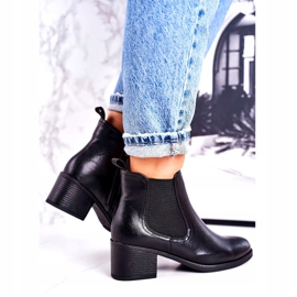 J. Star Ženske tople čizme Jodhpur čizme na petu crne zauvijek crna 3