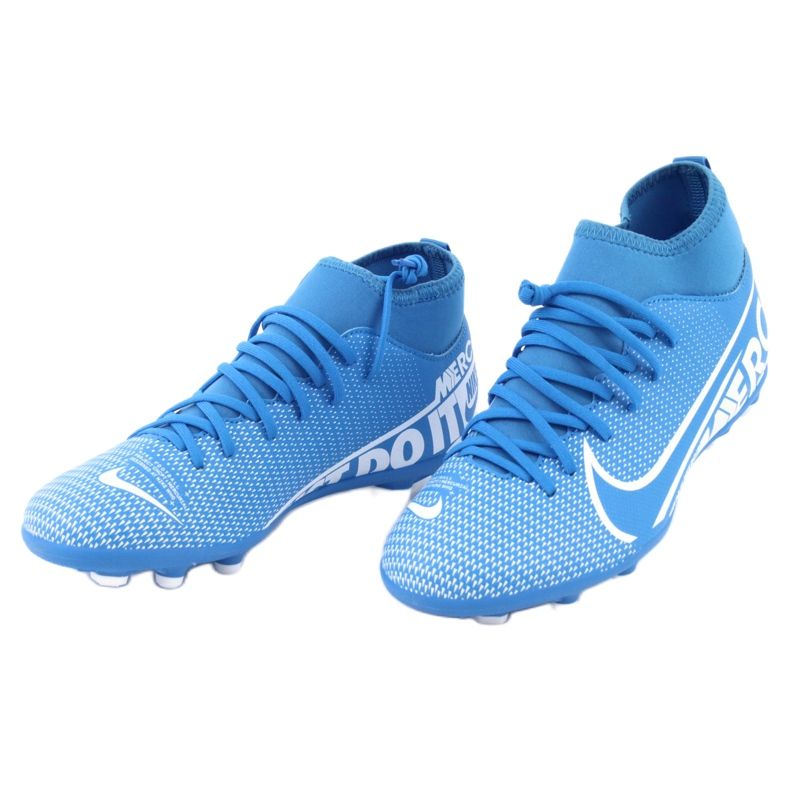 Nike Mercurial Superfly 7 Club FG / MG Jr AT8150-414 nogometne cipele plava 2