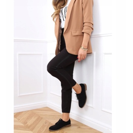 Crne mokasine s vezicama G325 Crna 2