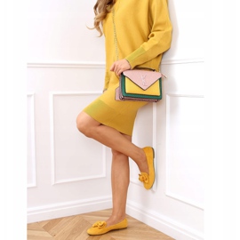 Ženske natikače med 9086 Žuta žuta boja 1