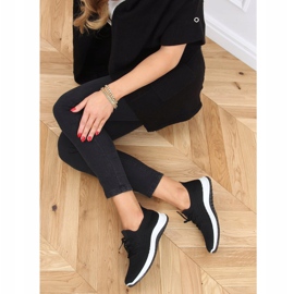 Crne BL1817-SP Crne čarape sportske cipele crno 2