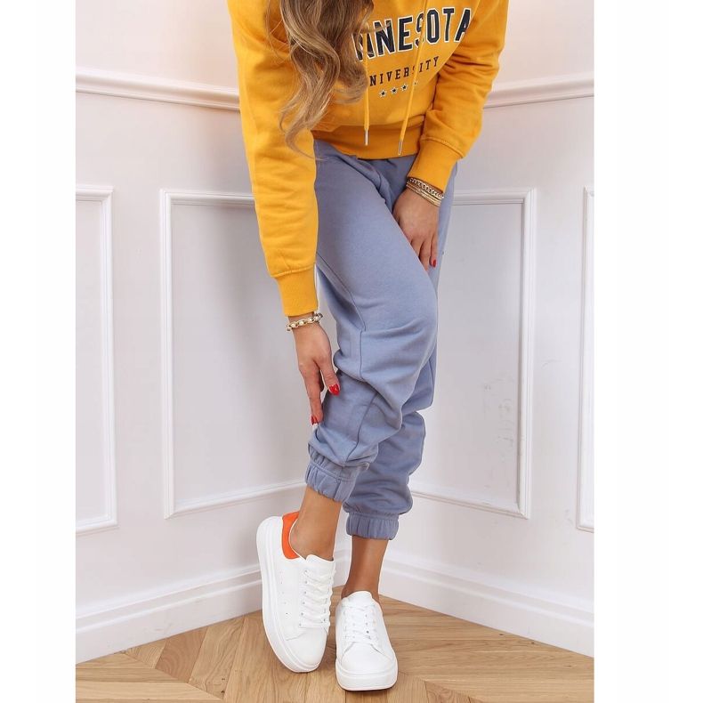 Ženske bijele i narančaste tenisice A88-63 Orange bijela narančasta 2