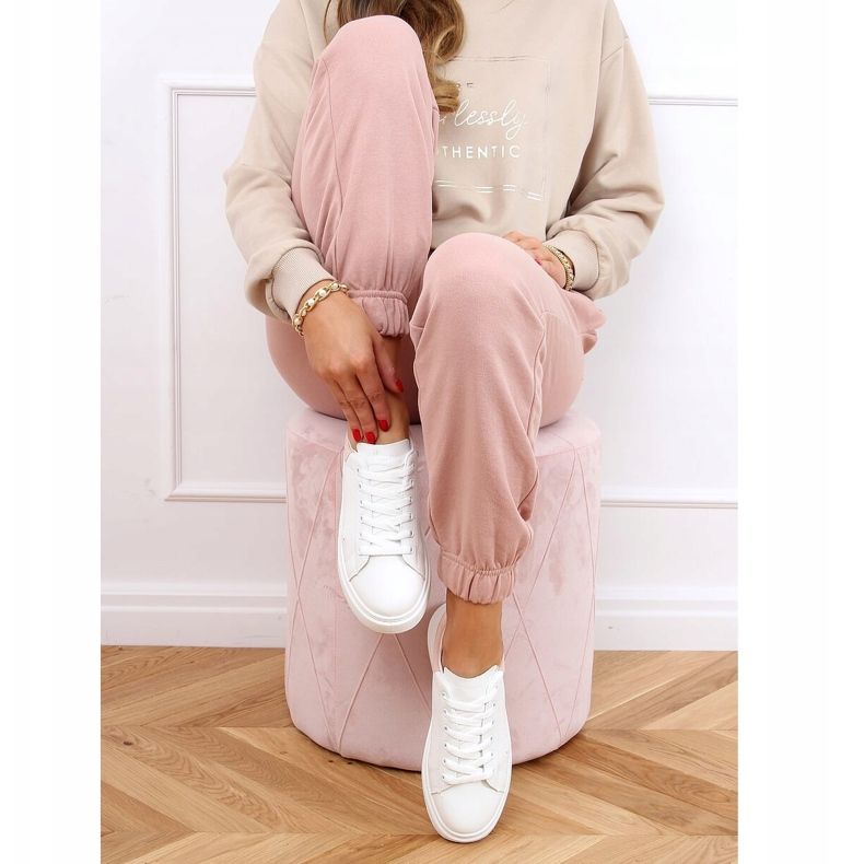 Ženske bijele i ružičaste tenisice A88-63 Pink bijela ružičasta 1