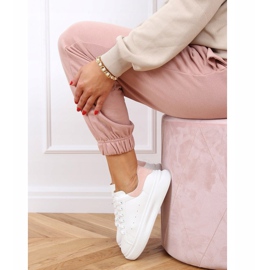 Ženske bijele i ružičaste tenisice A88-63 Pink bijela ružičasta 2