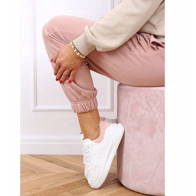 Ženske bijele i ružičaste tenisice A88-63 Pink bijela ružičasta 2