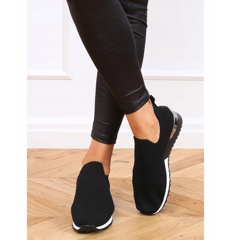 Crne LDH006 Crne čarape sportske cipele crno 2