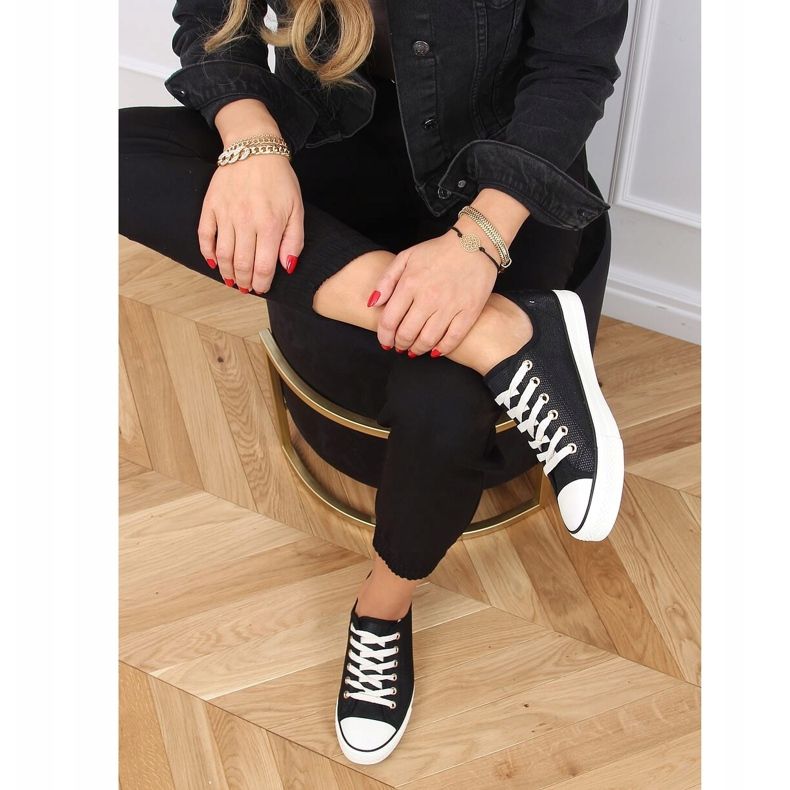 Crne ženske tenisice 3176 Crne crna 1