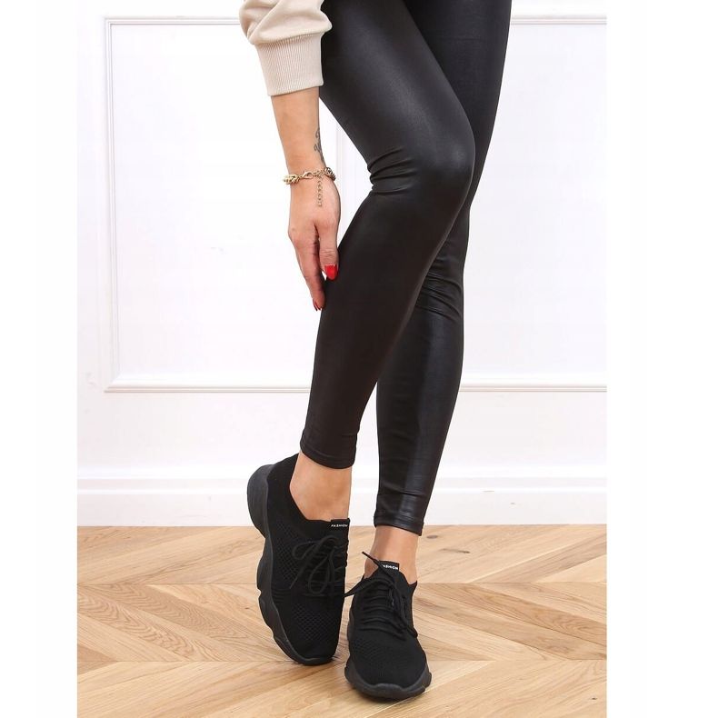 Crne FF-10 Crne čarape sportske cipele crno 2