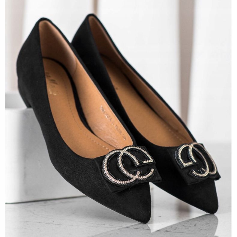 Fama Elegantna balerina s ukrasom crno 1