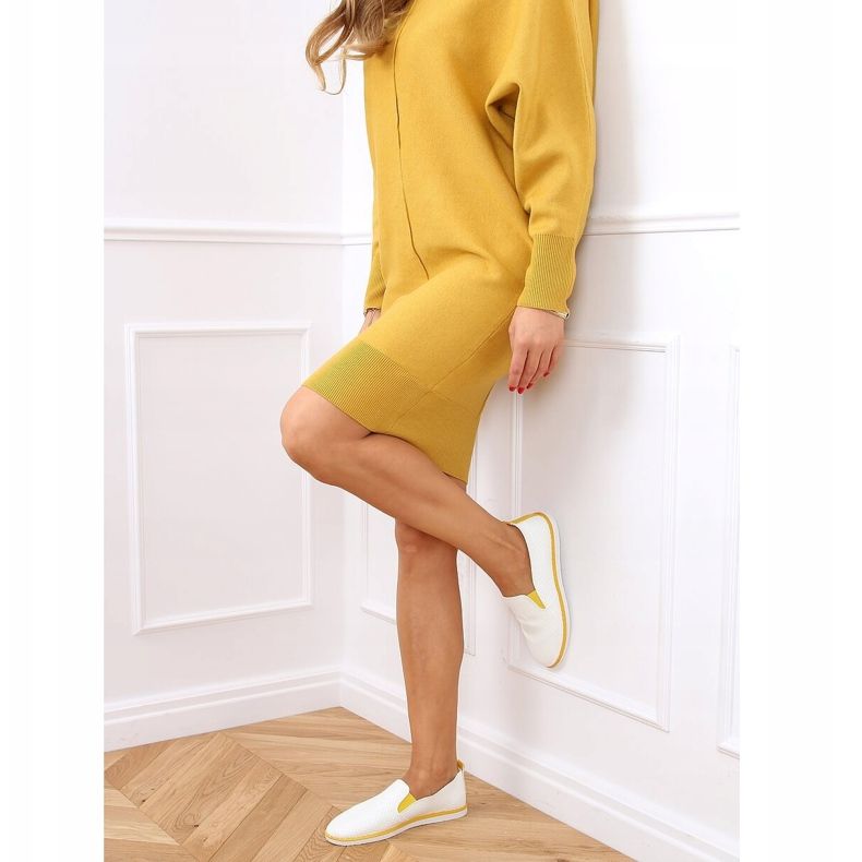 Patike tenisice bijele AA620 Žuta bijela 1