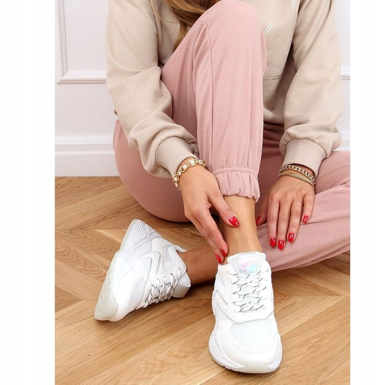 Bijele GB-003 Bijele sportske cipele bijela 2