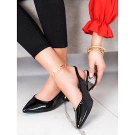 Filippo Modne pumpe s otkrivenom petom crno 1